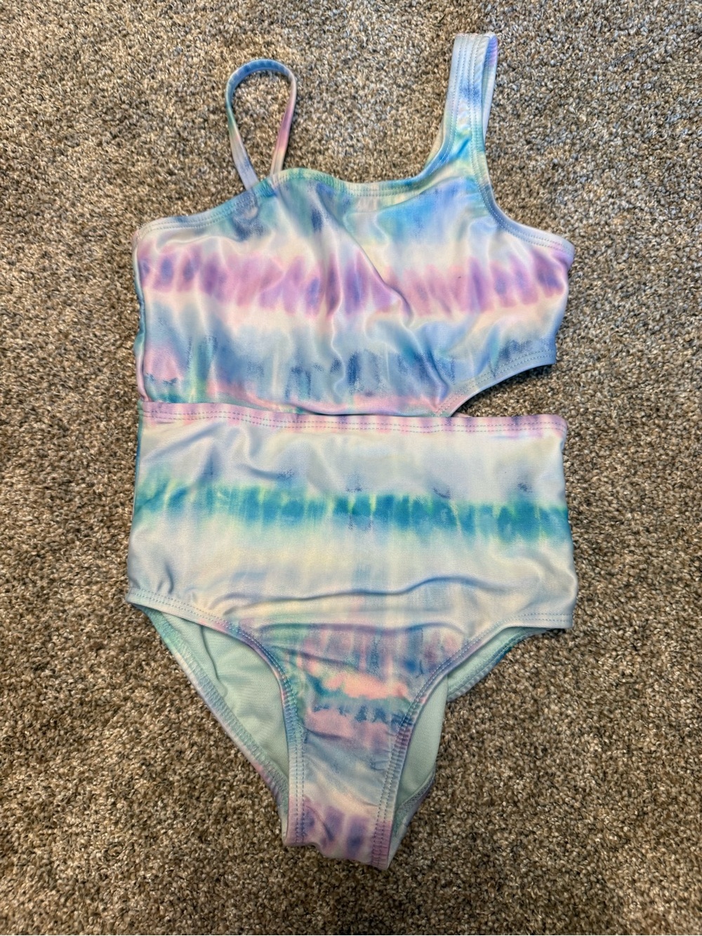 Wonder nation size 4-5 Girls Tie-Dye One-Piece Swimsuit
